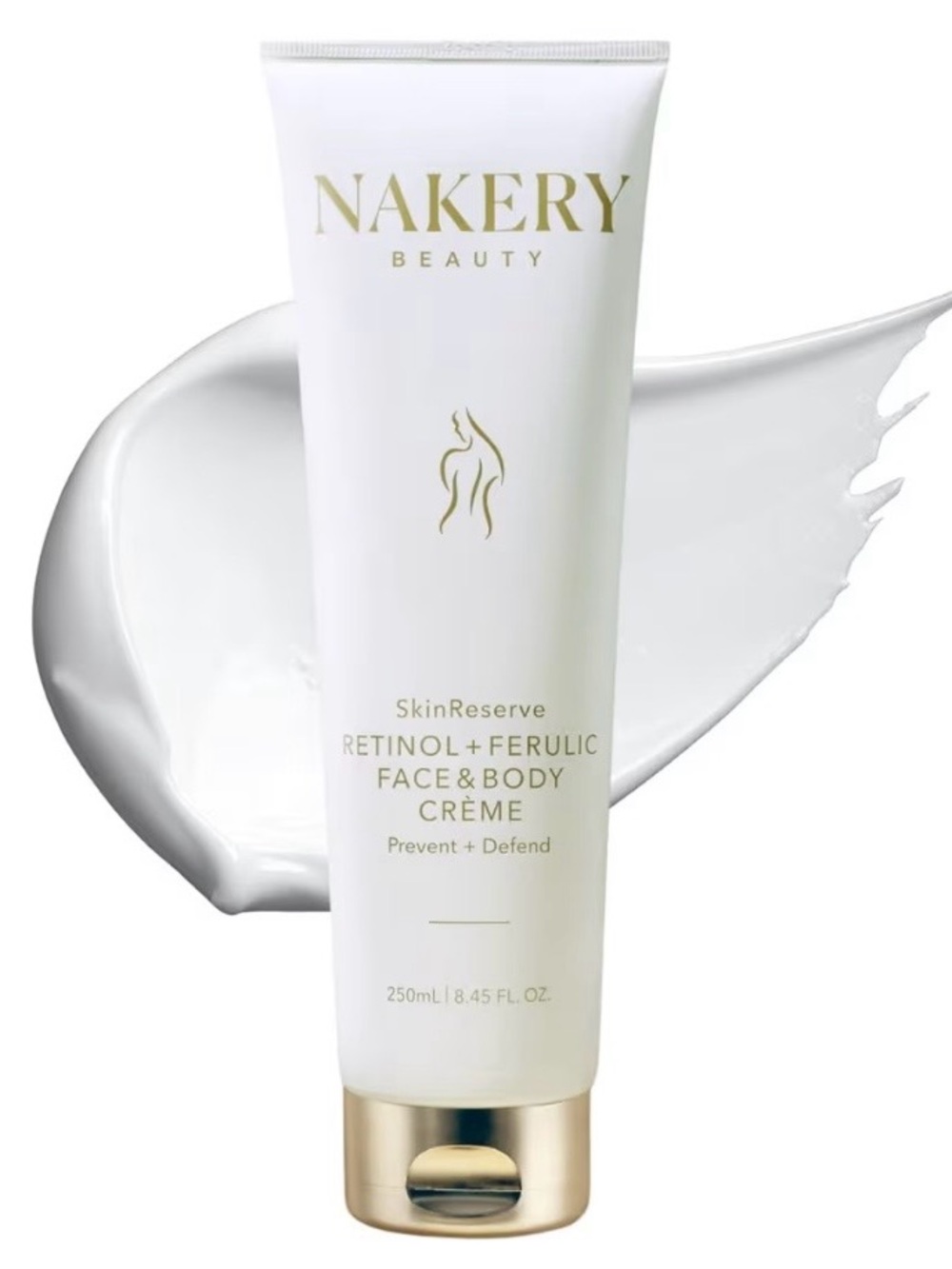 Nakery Beauty SkinReserve Retinol + Ferulic Face & Body Crème - 250ml/8.4 oz NEW - Picture 1 of 6